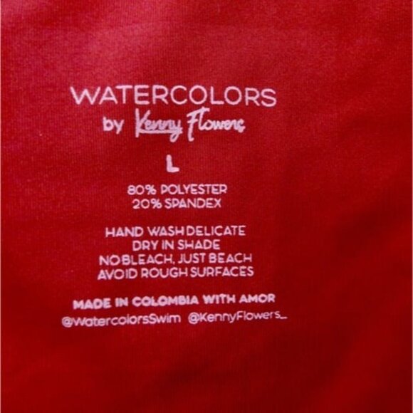 NEW! Kenny Flowers The Cali Underwire One Piece Swimsuit Red SZ L, DD Cup - Picture 11 of 11